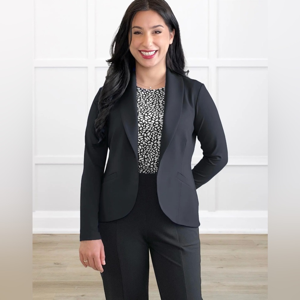 miik emily blazer in black
